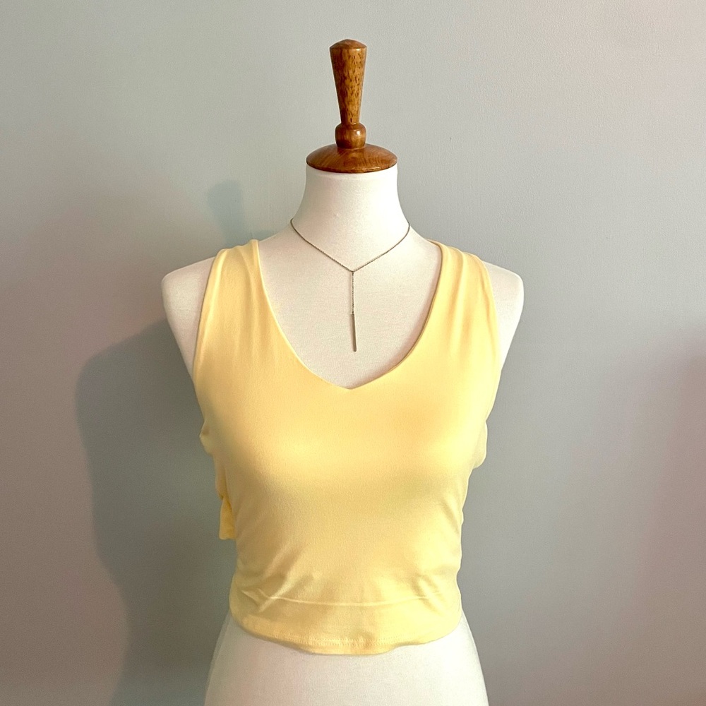 Quietstorm Crisscross Back Crop Top